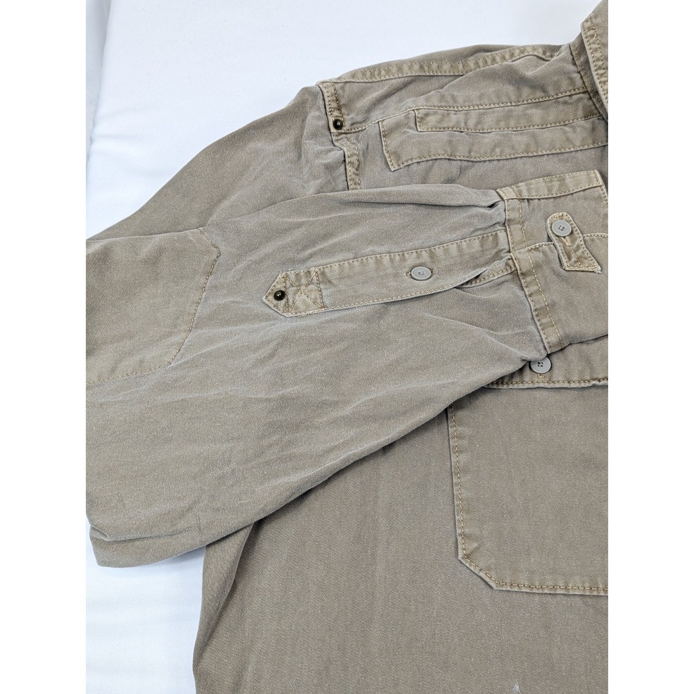 Levis Mens XL Jacket Shirt Barn Chore Shacket Brown Heavy Weight Long Sleeve‎ - Picture 4 of 10